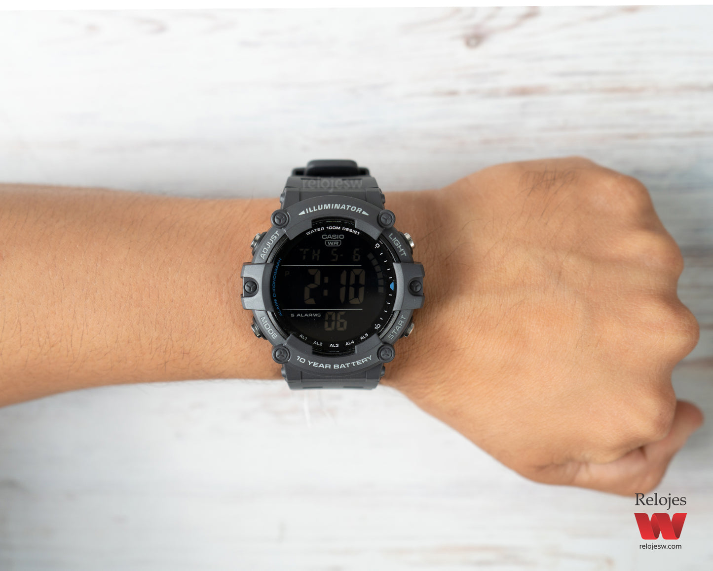 Reloj Casio Hombre Gris AE-1500WH-8BV