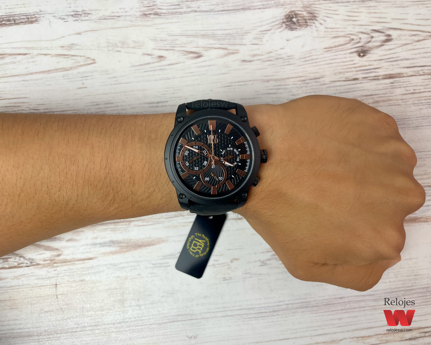 Reloj Yess Hombre Negro Y23022-2