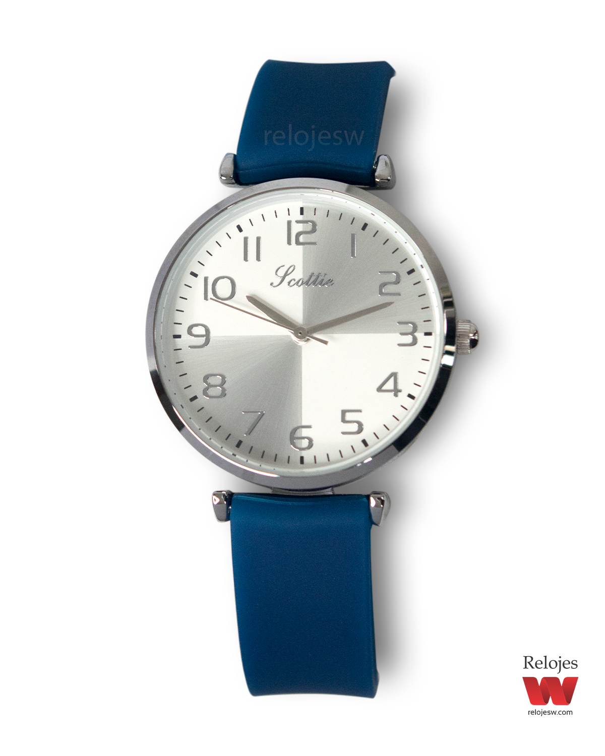 Reloj Scottie Mujer 9122 Azul Plateado
