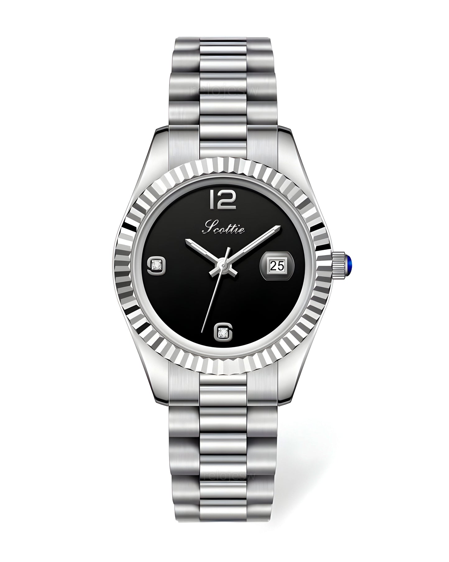 Reloj Scottie Mujer Plateado 9393-PLNE