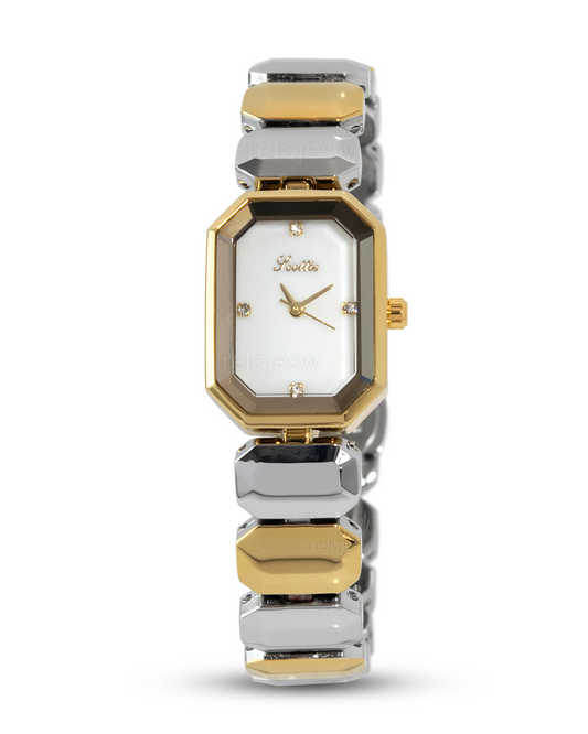 Reloj Scottie Mujer Plateado Dorado 9610-PLDO