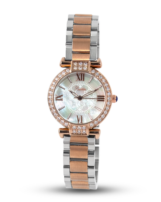 Reloj Scottie Mujer Oro Rosa Plateado 9611C-ORPL