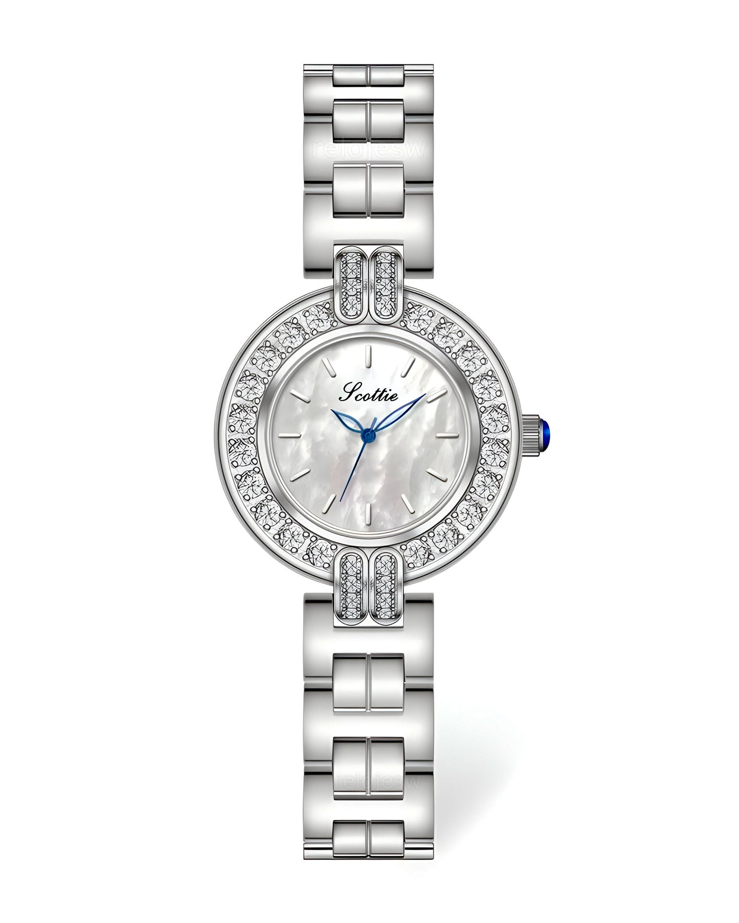 Reloj Scottie Mujer Plateado 9676B-PLPL