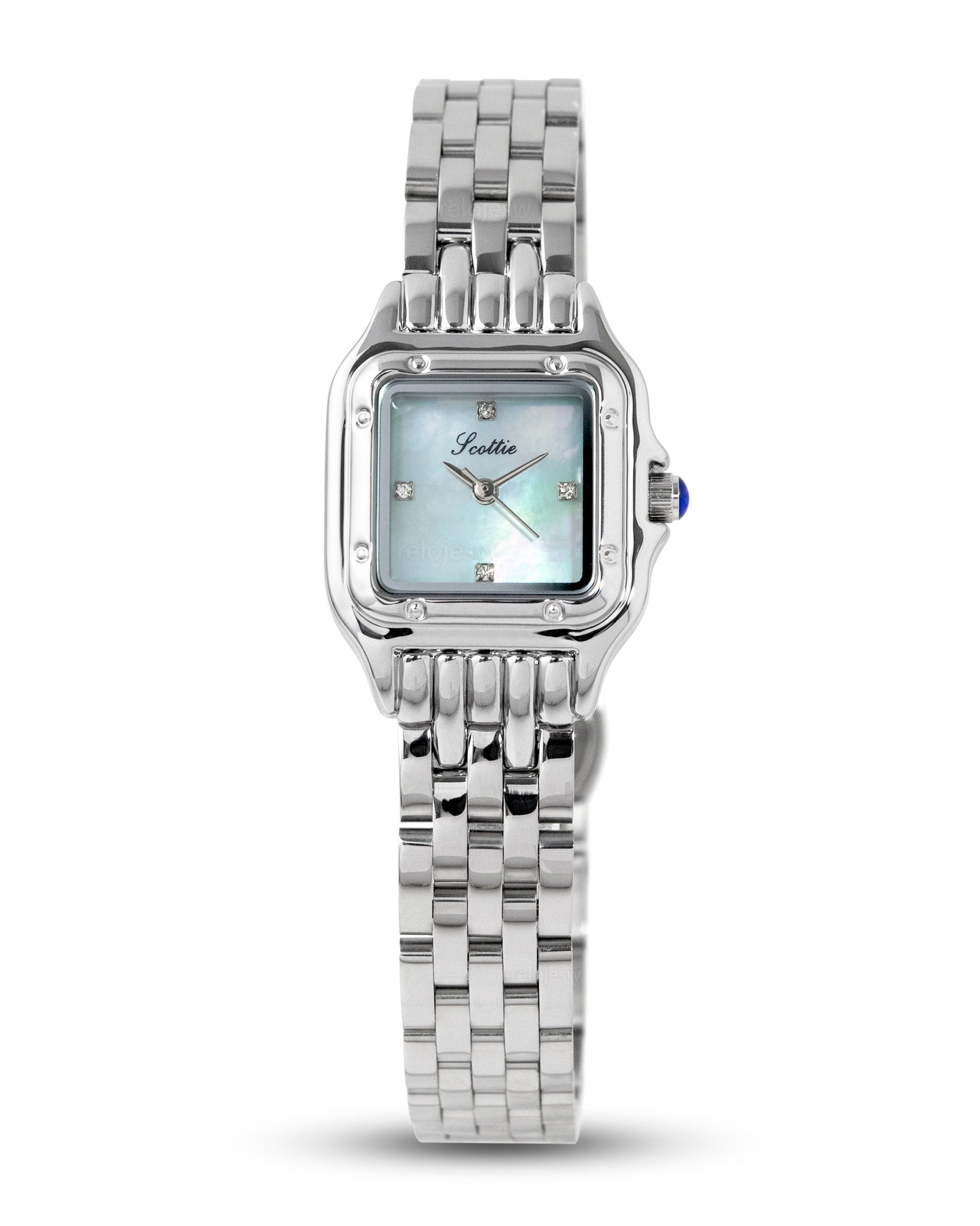 Reloj Scottie Mujer Plateado 9683-PLBL