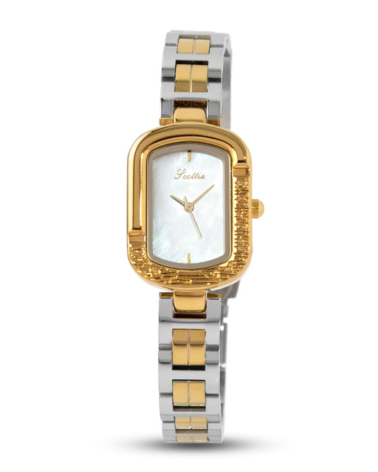 Reloj Scottie Mujer Plateado Dorado 9723-BI