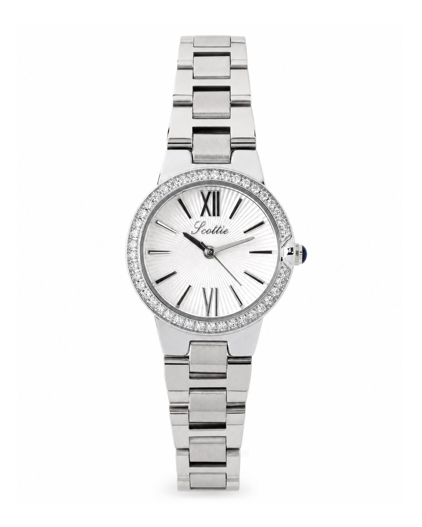 Reloj Scottie Mujer Original Plateado 9768-PLPL