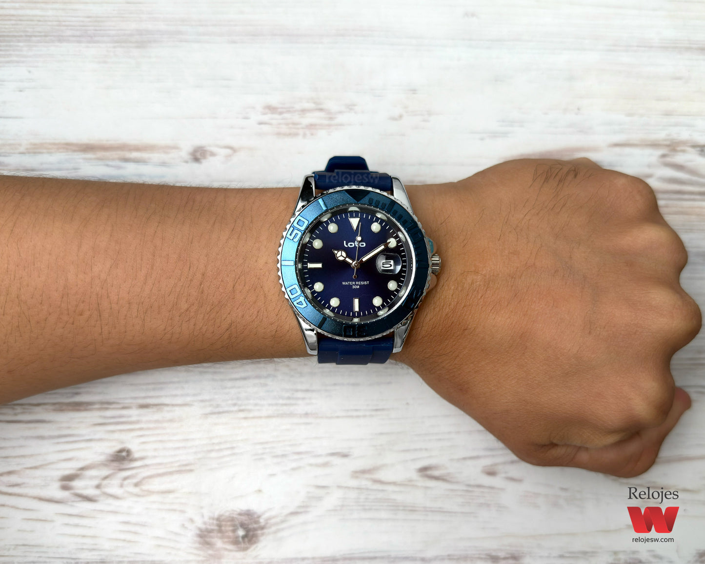Reloj Loto Hombre Azul LT-2528S-AZPL