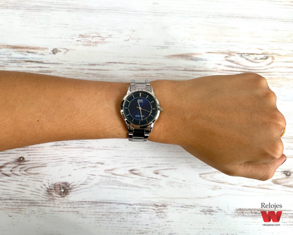 Reloj Q&Q Mujer QA45J202Y Plateado Azul