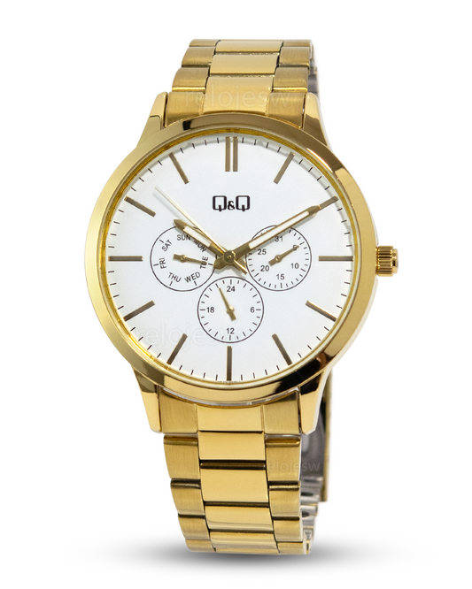 Reloj Q&Q Hombre Dorado A01A005Y