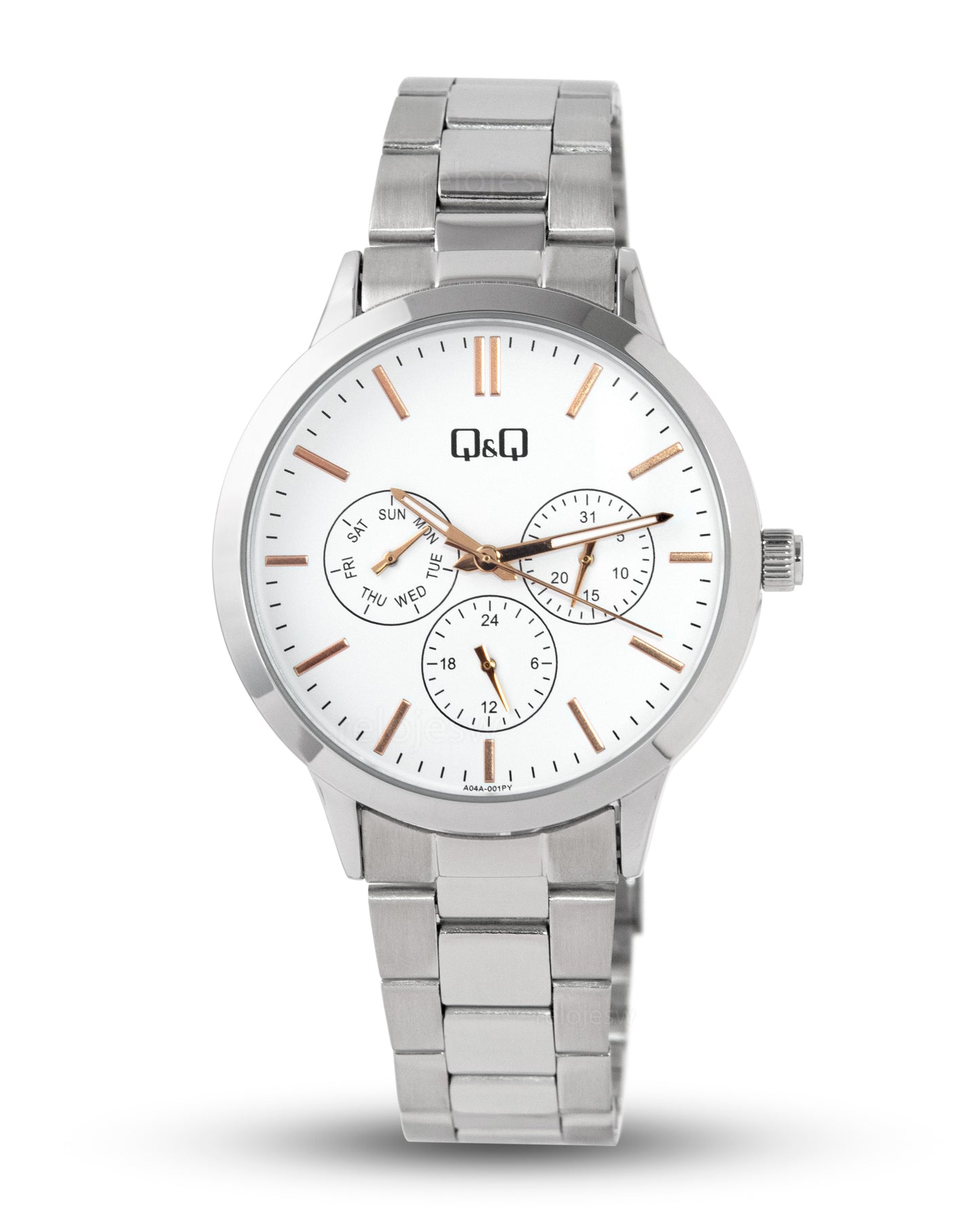 Reloj Q&Q Mujer Plateado A04A001Y