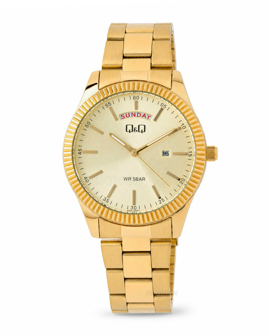 Reloj Q&Q Hombre Original Dorado A14A001Y