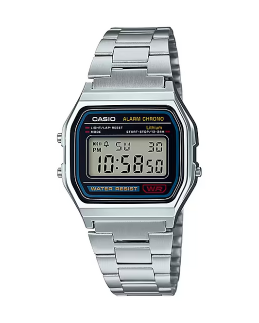 Reloj Casio Retro Unisex Plateado A158WA-1