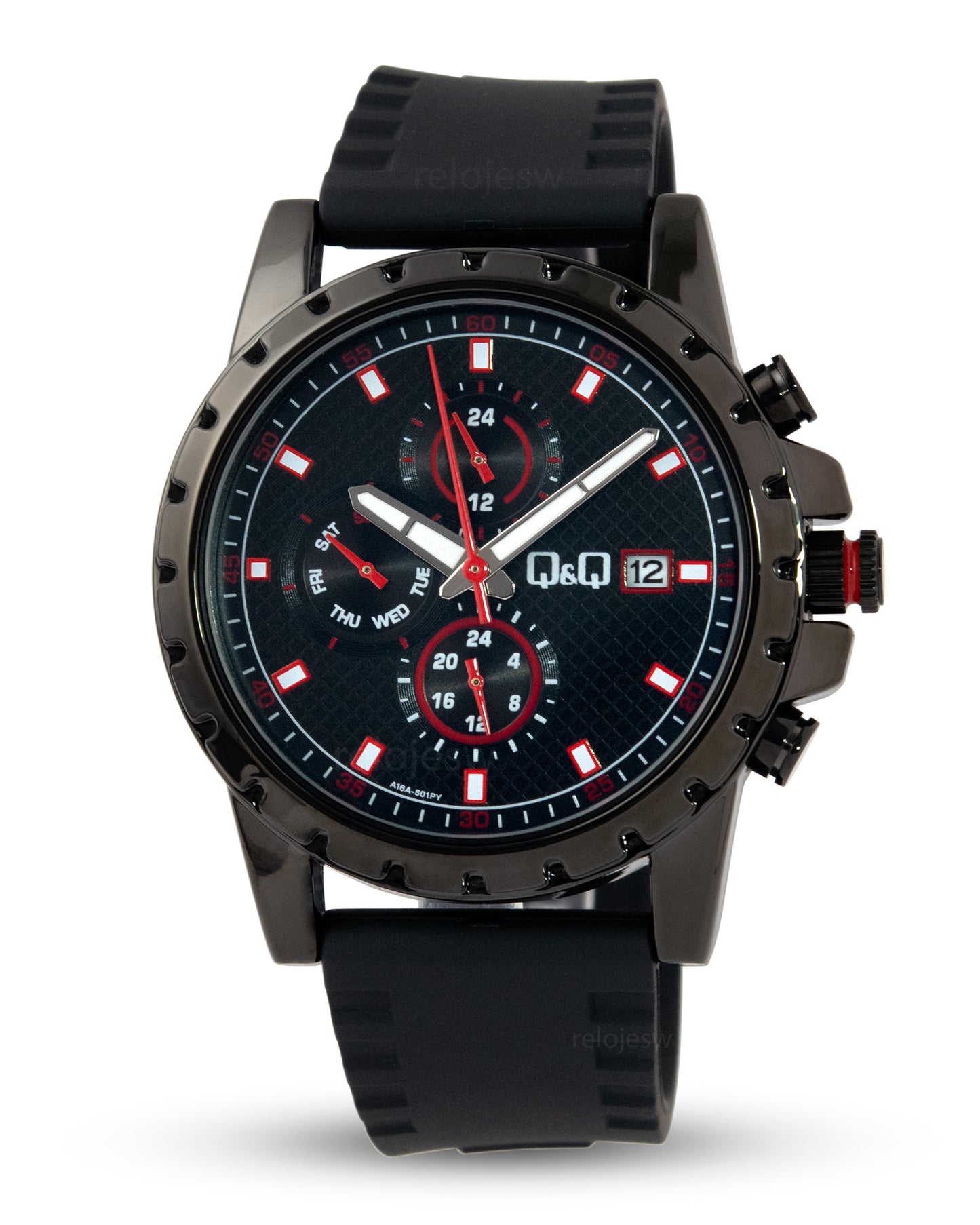 Reloj Q&Q Hombre Negro A16A501Y