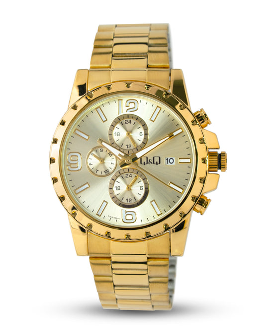 Reloj Q&Q Hombre Dorado A16A505Y