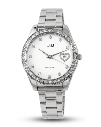 Reloj Q&Q Mujer Plateado A19A500Y
