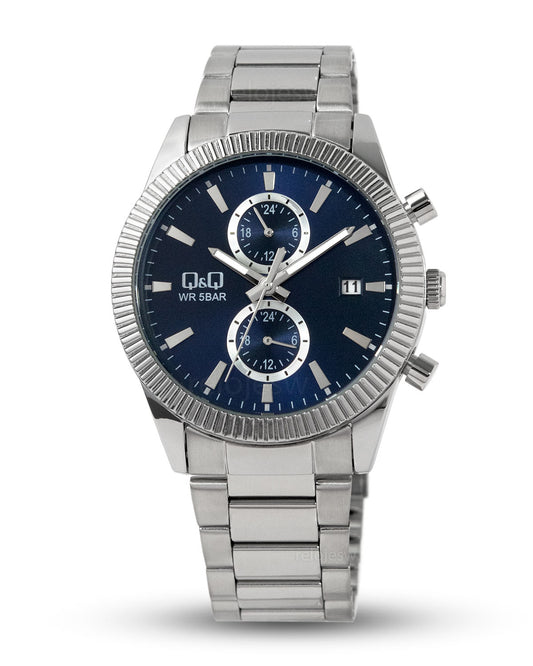 Reloj Q&Q Hombre Plateado A39A004Y
