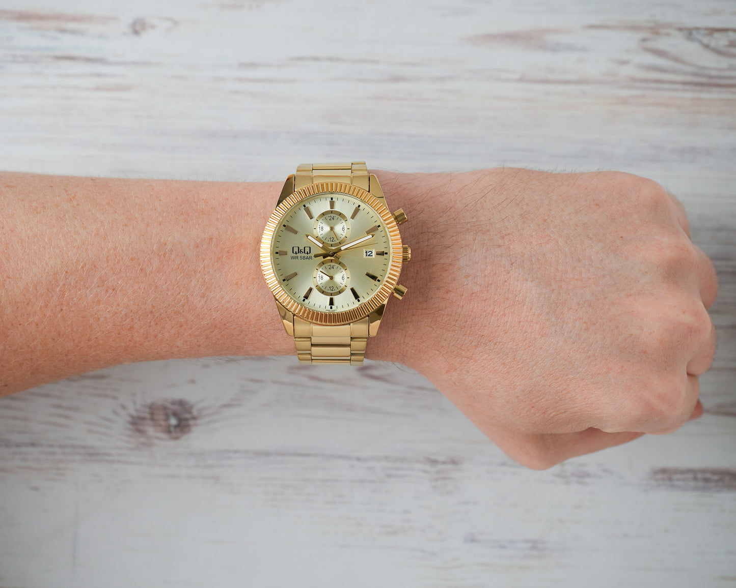 Reloj Q&Q Hombre Original Dorado A39A005Y