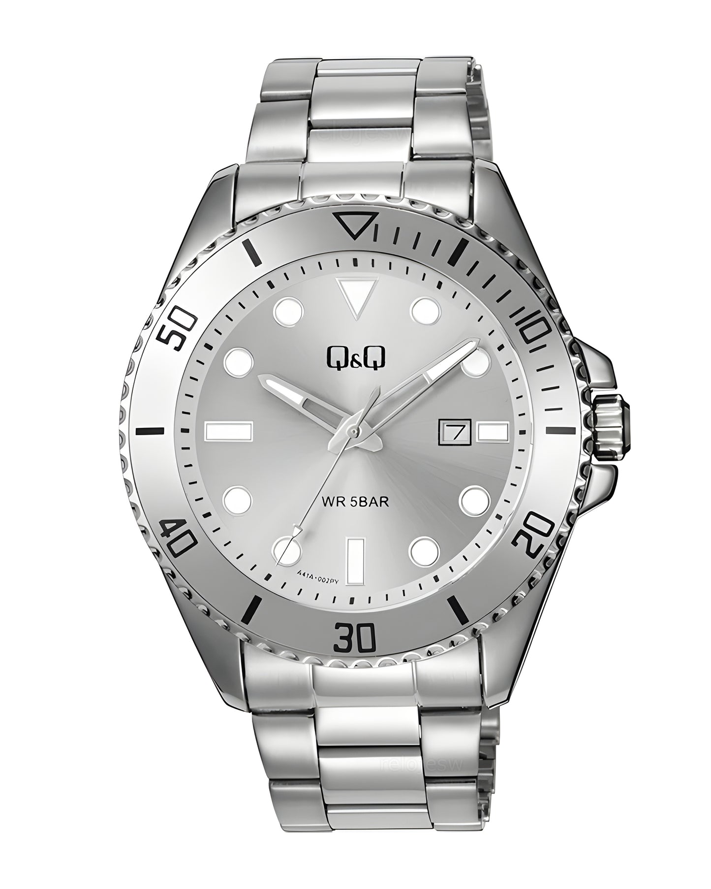 Reloj Q&Q Hombre Original Plateado A41A002Y