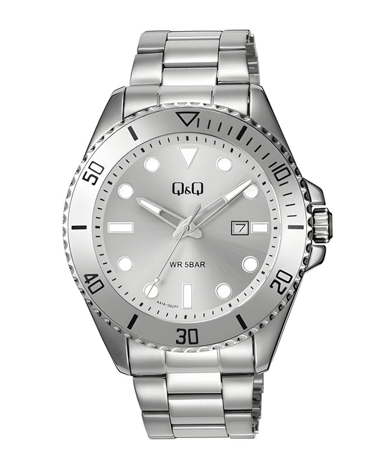 Reloj Q&Q Hombre Original Plateado A41A002Y
