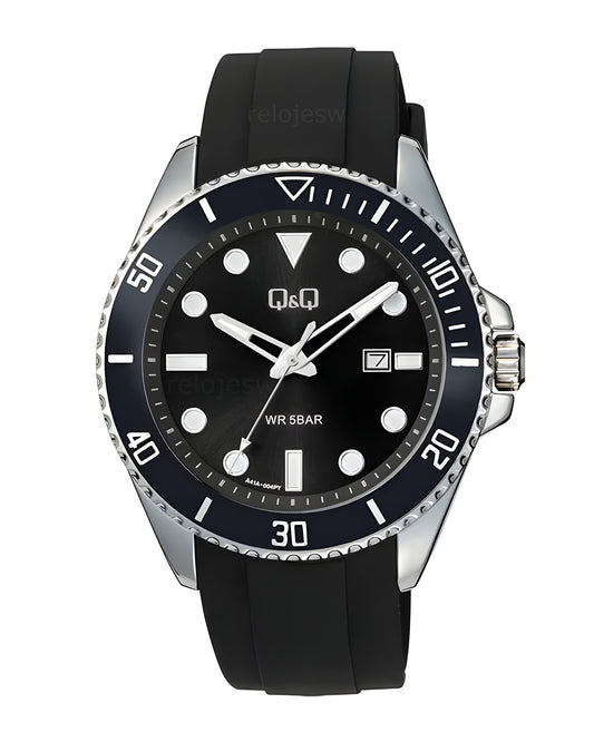 Reloj Q&Q Hombre Negro A41A004Y
