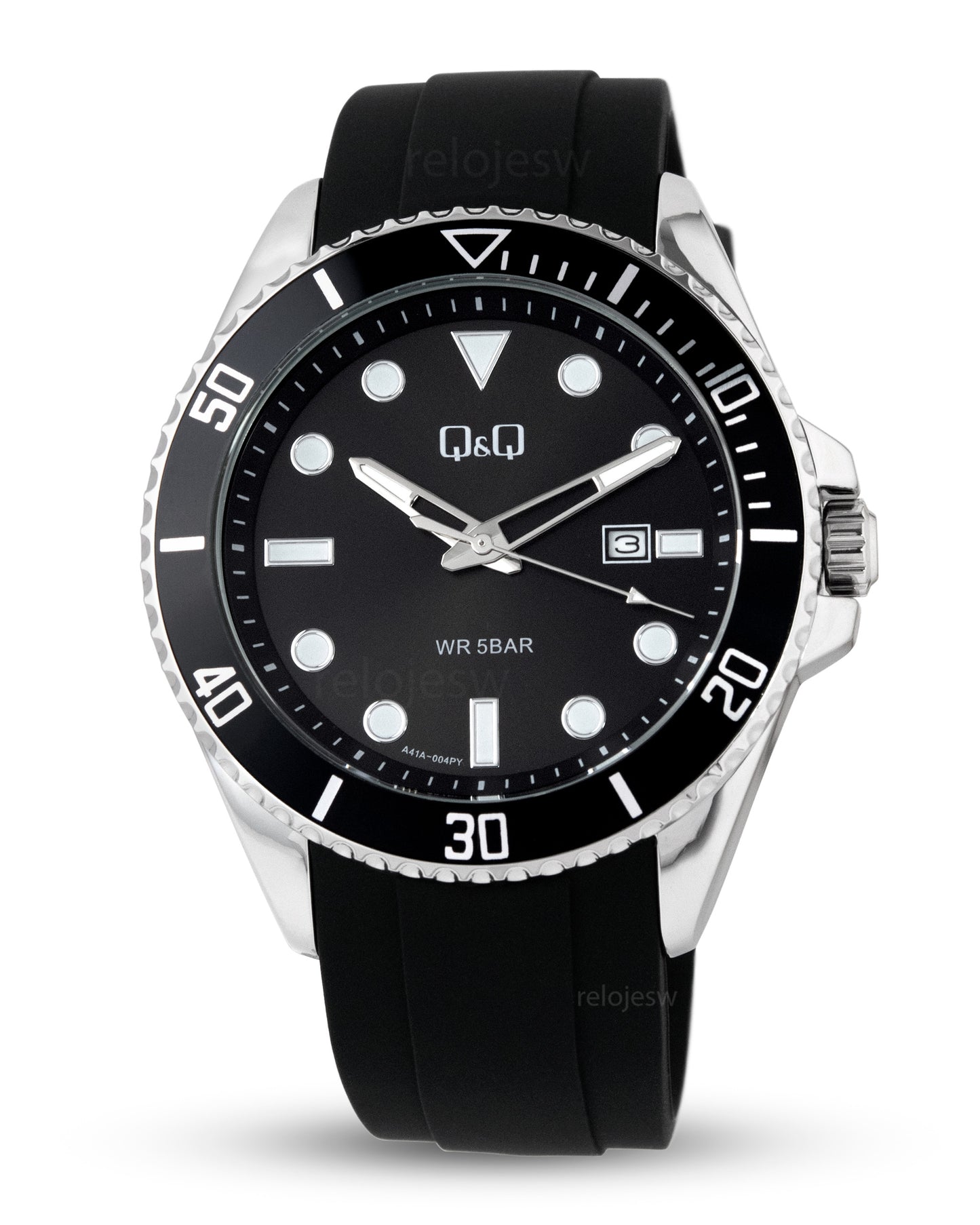 Reloj Q&Q Hombre Negro A41A004Y