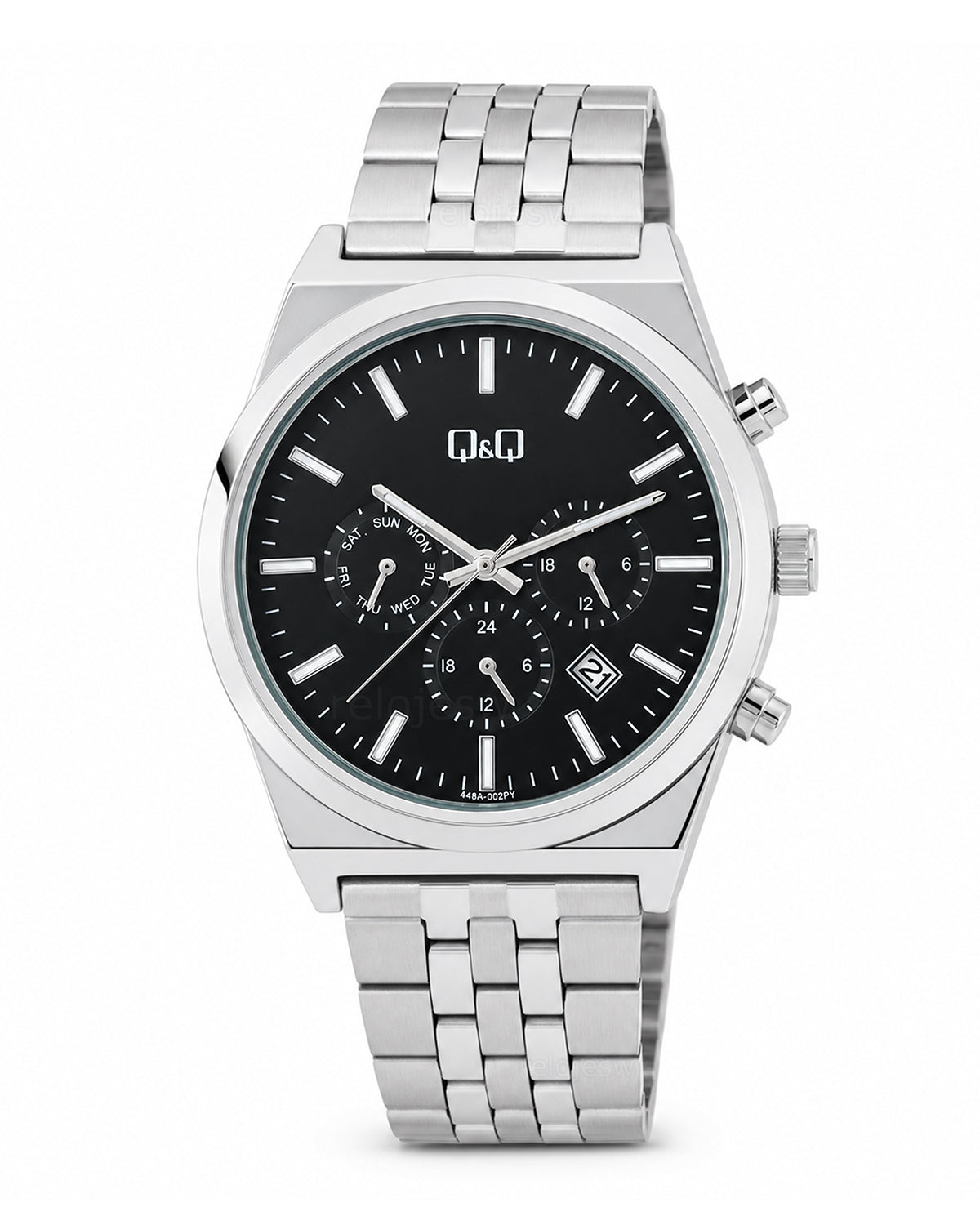 Reloj Q&Q Original Hombre Plateado A48A002Y