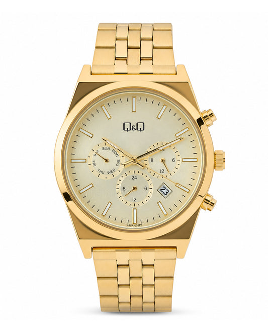 Reloj Q&Q Original Hombre Dorado A48A003Y