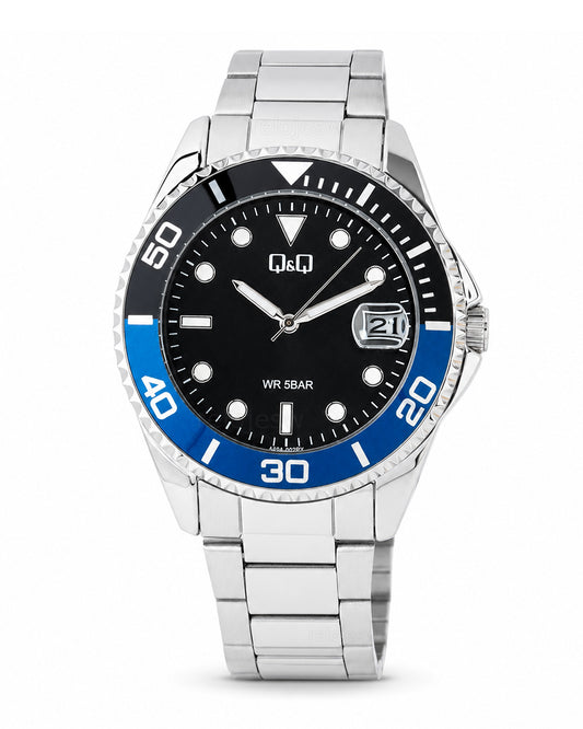 Reloj Q&Q Original Hombre Plateado A49A002Y