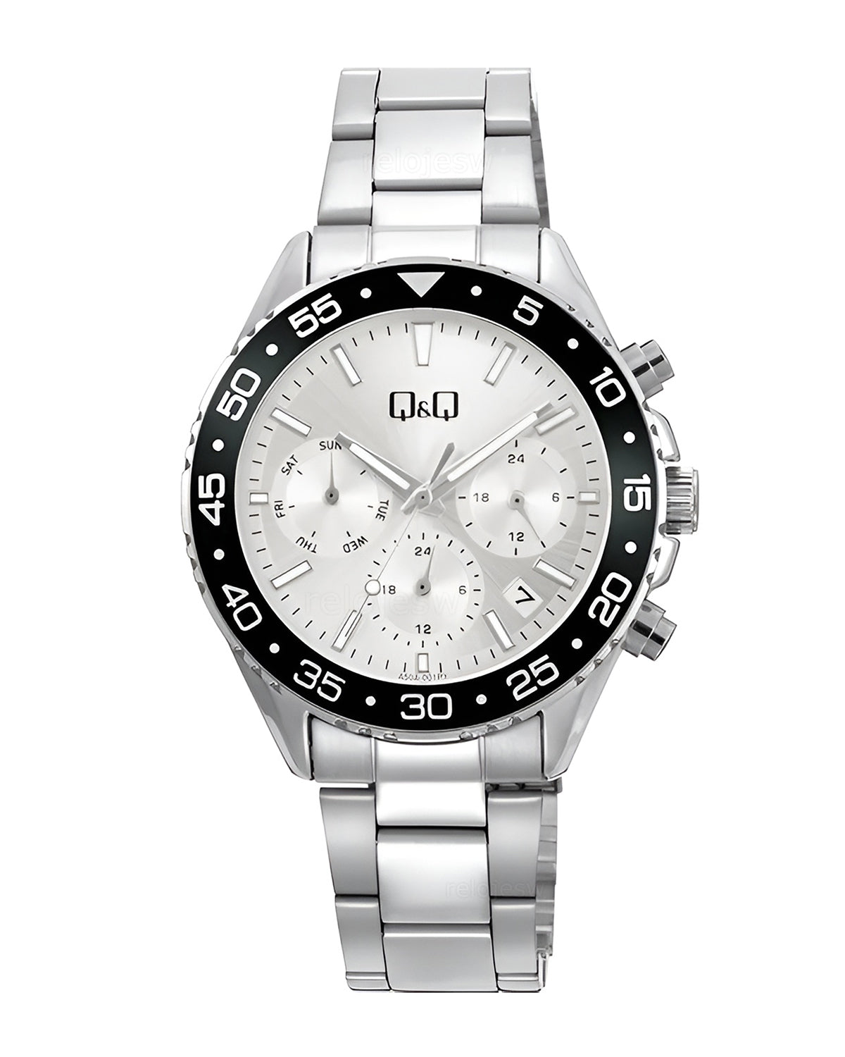 Reloj Q&Q Original Hombre Plateado A50A001Y