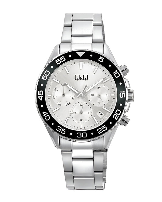 Reloj Q&Q Original Hombre Plateado A50A001Y