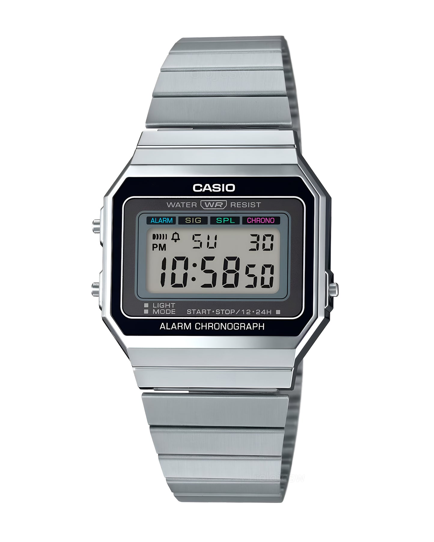 Reloj Casio Unisex Original Plateado A700W-1A