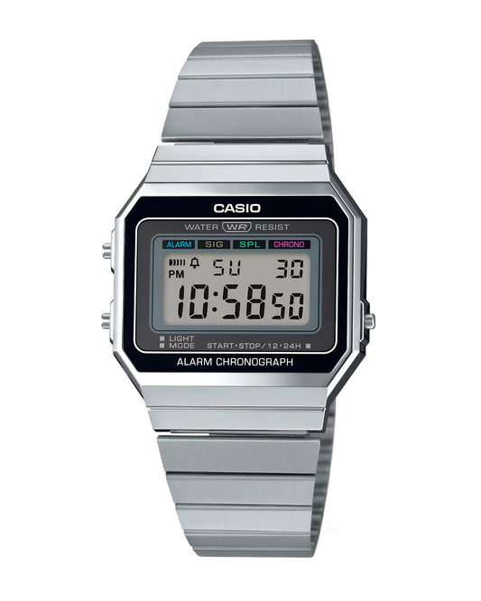Reloj Casio Unisex Original Plateado A700W-1A