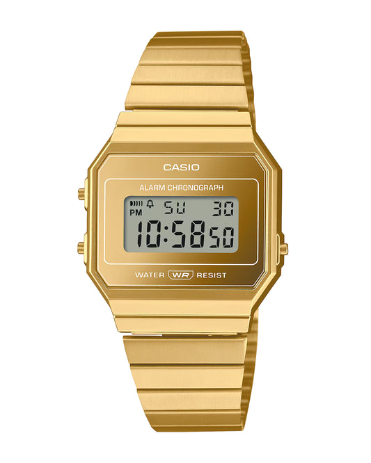 Reloj Casio Unisex Original Dorado A700WEVG-9A