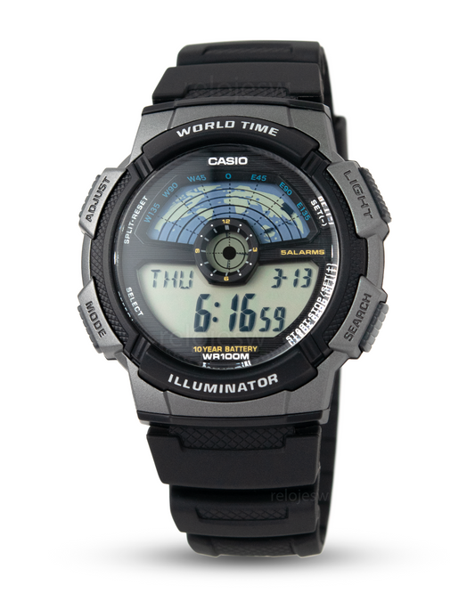 Reloj Casio Hombre Negro AE-1100W-1AV