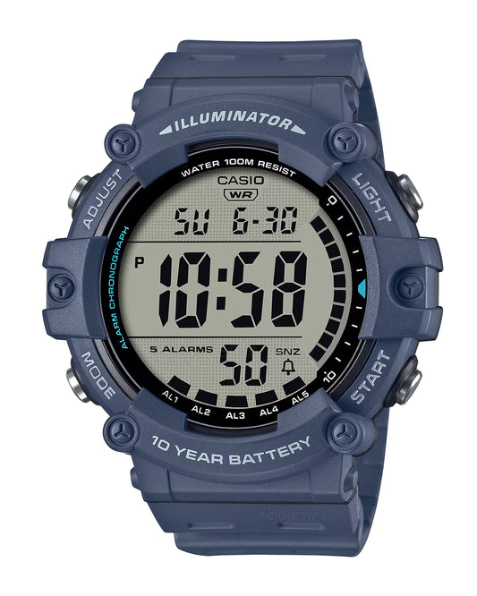 Reloj Casio Hombre Original Azul AE-1500WH-2AV