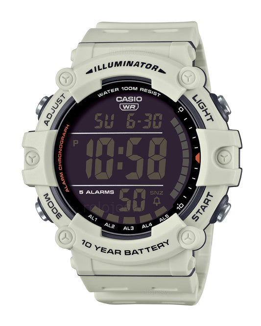 Reloj Casio Hombre Original Gris AE-1500WH-8B2V