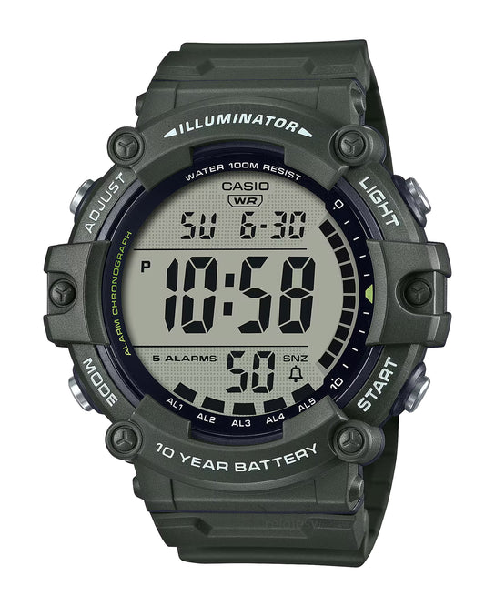Reloj Casio Hombre Original Verde AE-1500WHX-3AV