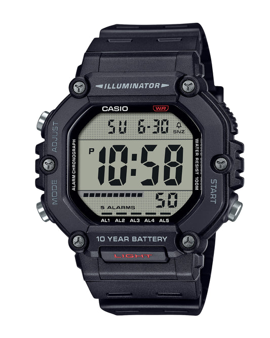 Reloj Casio Hombre Original Negro AE-1600H-1AV