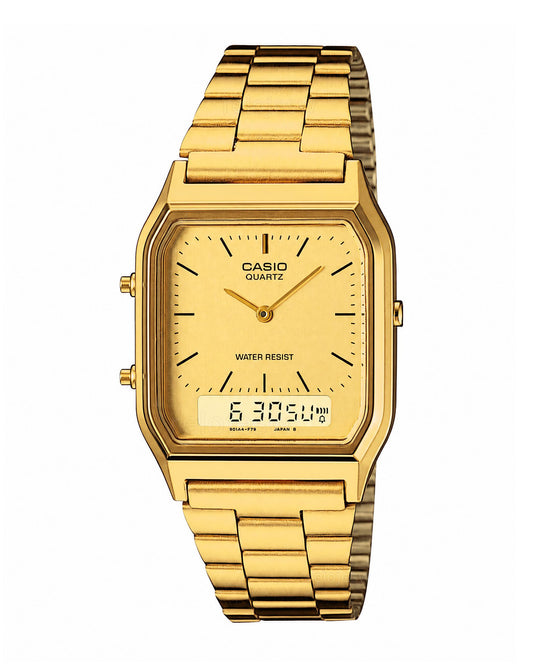 Reloj Casio Unisex Original Plateado AQ-230GA-9DMQ