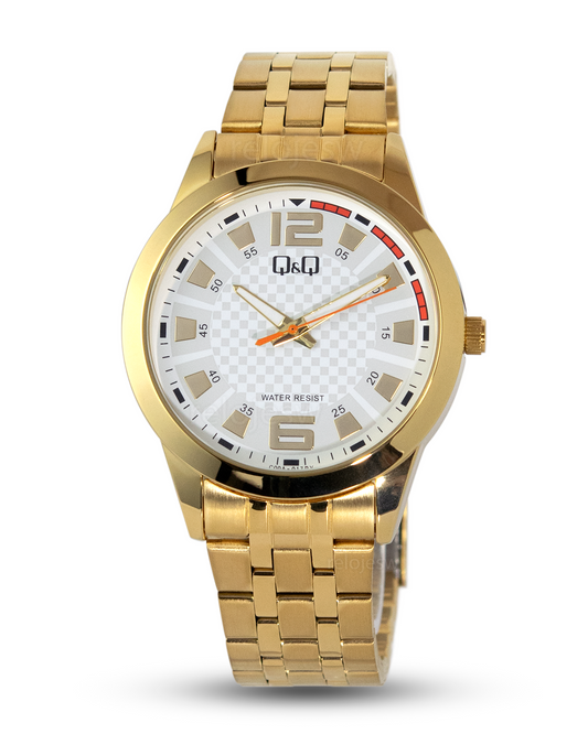 Reloj Q&Q Hombre Dorado C00A017Y