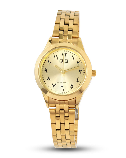 Reloj Q&Q Mujer Dorado C01A009Y