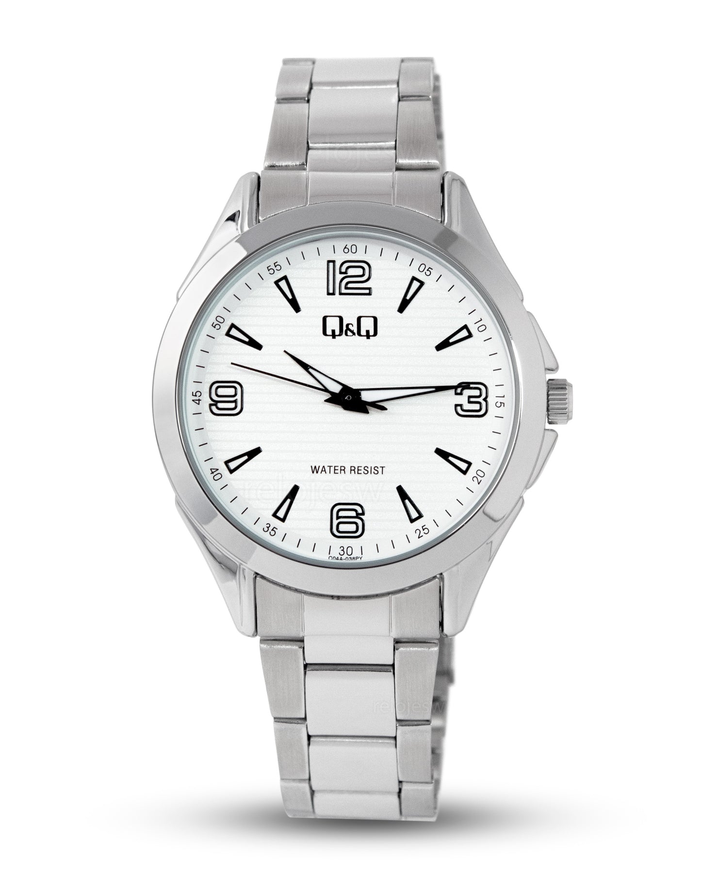 Reloj Q&Q Hombre Plateado C04A038Y