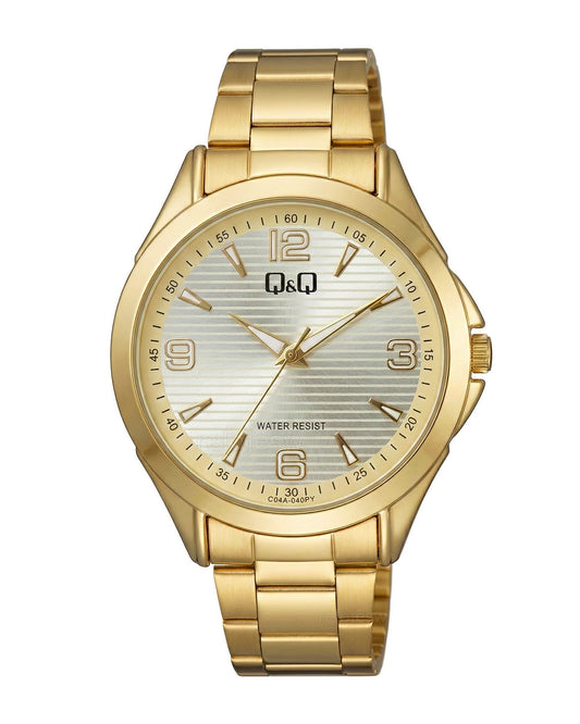 Reloj Q&Q Hombre Dorado C04A040Y