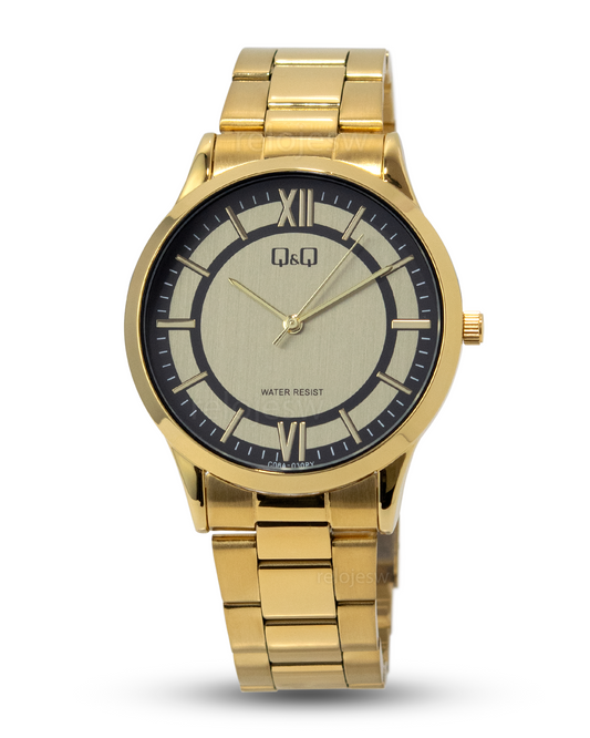 Reloj Q&Q Hombre Dorado C08A030Y