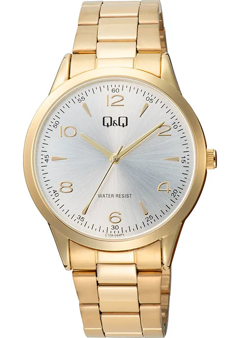 Reloj Q&Q Hombre Dorado C10A044Y