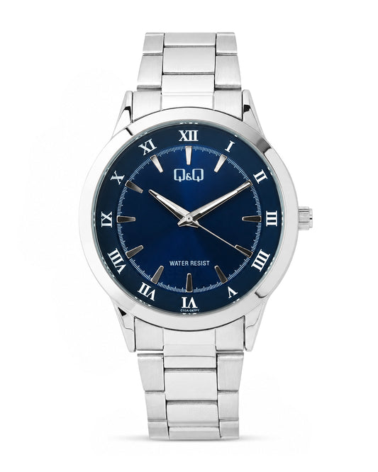 Reloj Q&Q Original Hombre Plateado C10A047Y