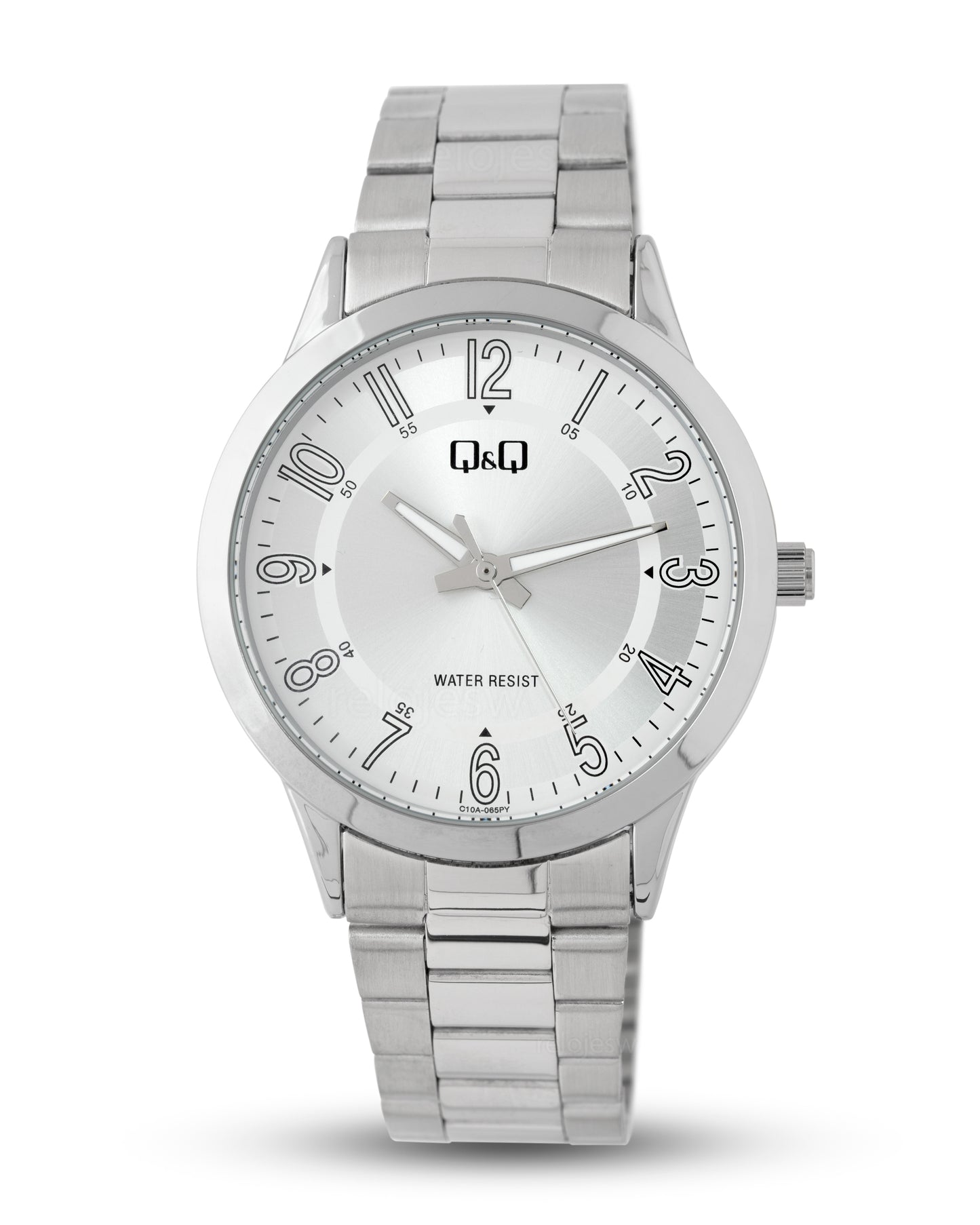 Reloj Q&Q Hombre Plateado C10A065Y