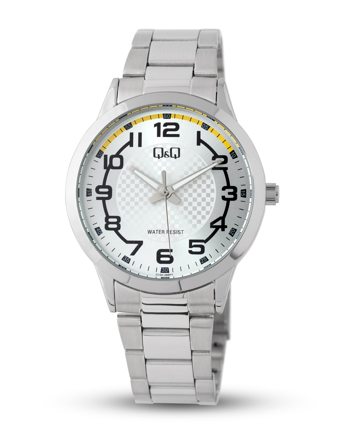 Reloj Q&Q Hombre Plateado C10A068Y