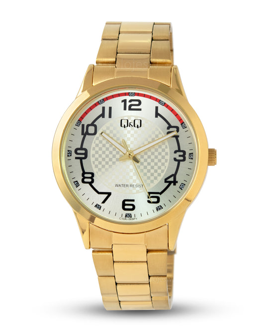 Reloj Q&Q Hombre Dorado C10A069Y