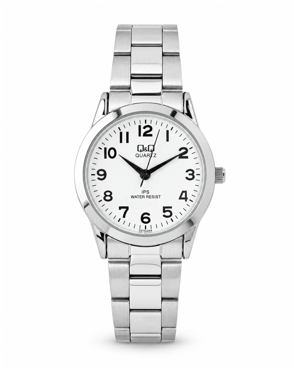 Reloj Q&Q Mujer Original Plateado C215J204Y